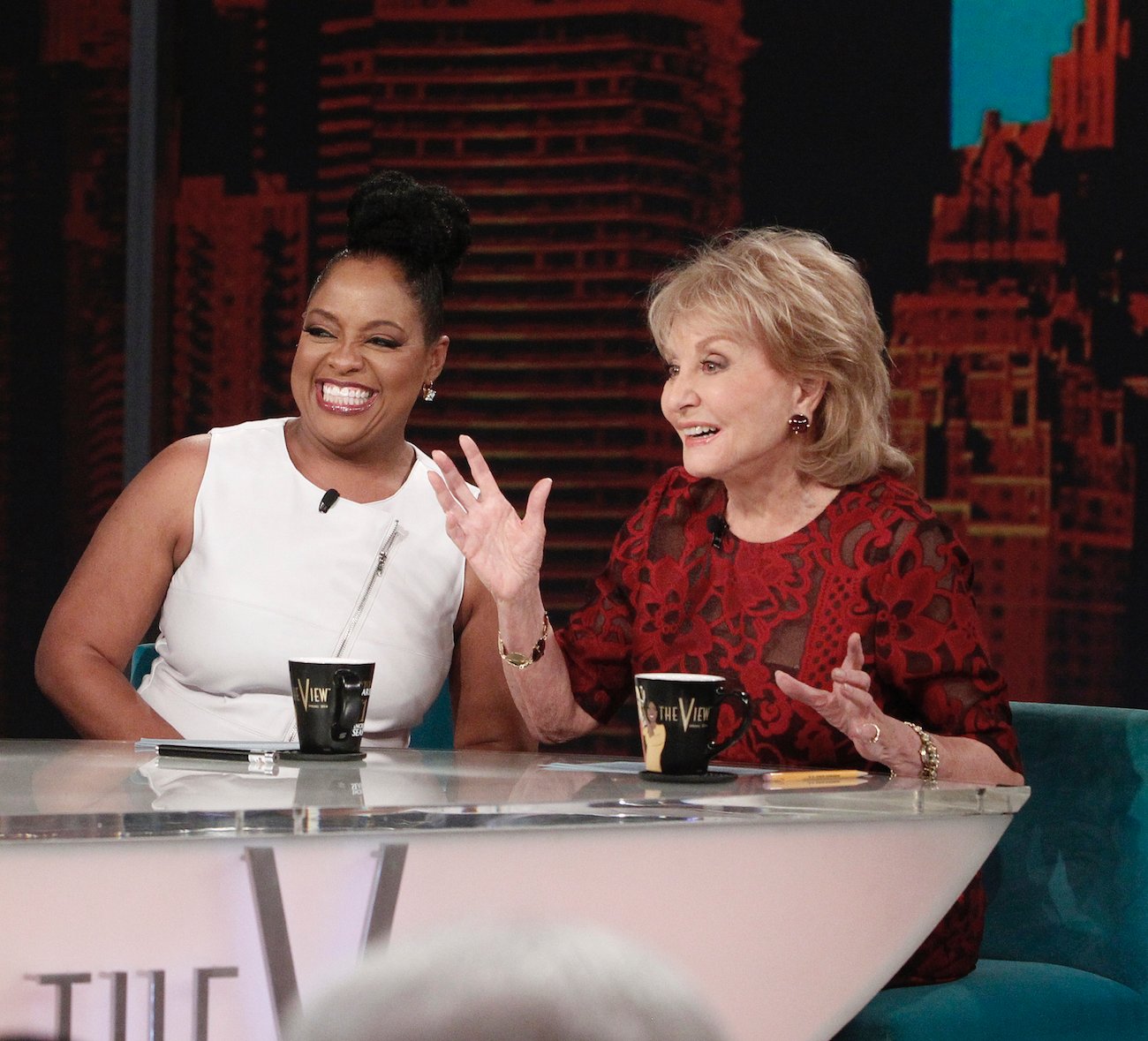 Sherri Shepherd and Barbara Walters of 'The View'