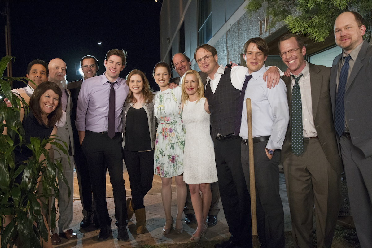 'The Office' cast during the show's series finale in 2013