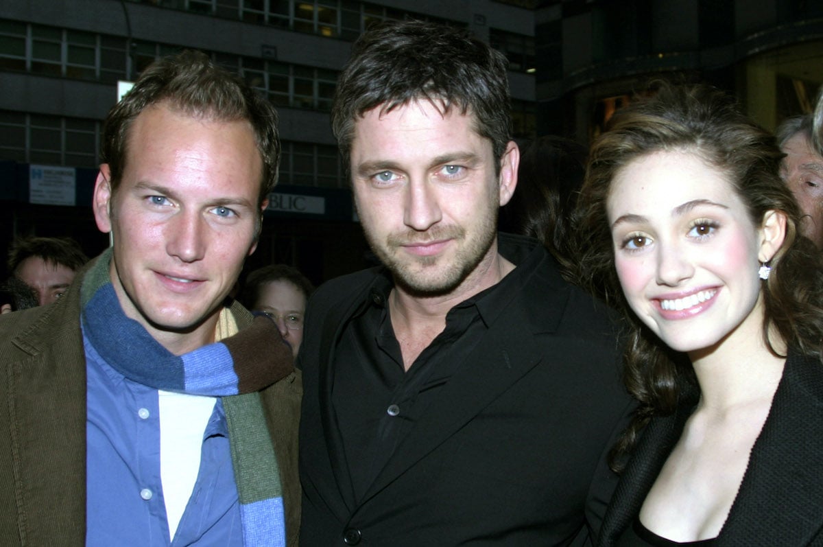 Patrick Wilson, Gerard Butler, and Emmy Rossum at The Phantom of The Opera Window and Live Concert