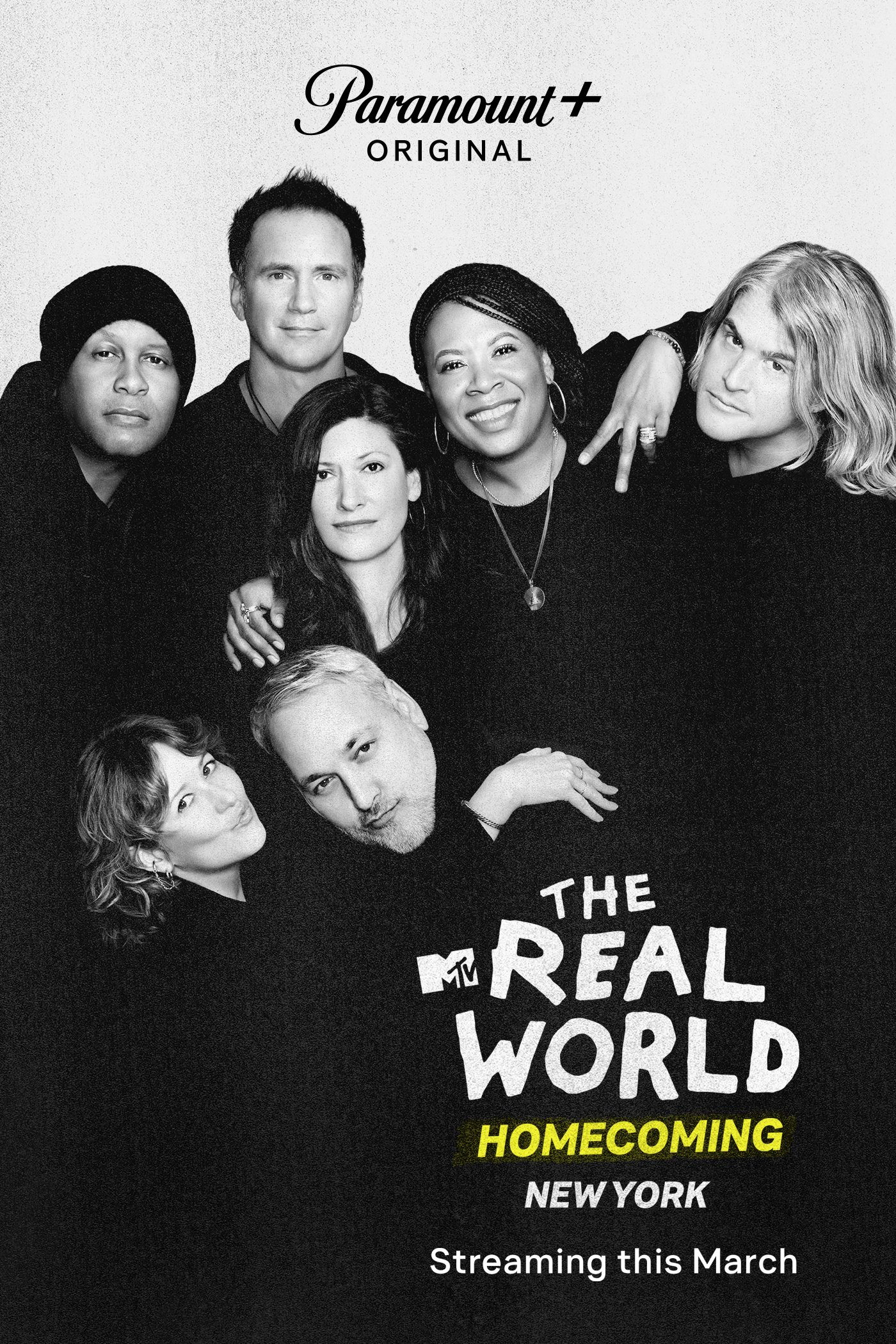 Becky Blasband, Andre Comeau, Heather B. Gardner, Julie Gentry, Norman Korpi, Eric Nies and Kevin Powell from 'The Real World Homecoming: New York' 