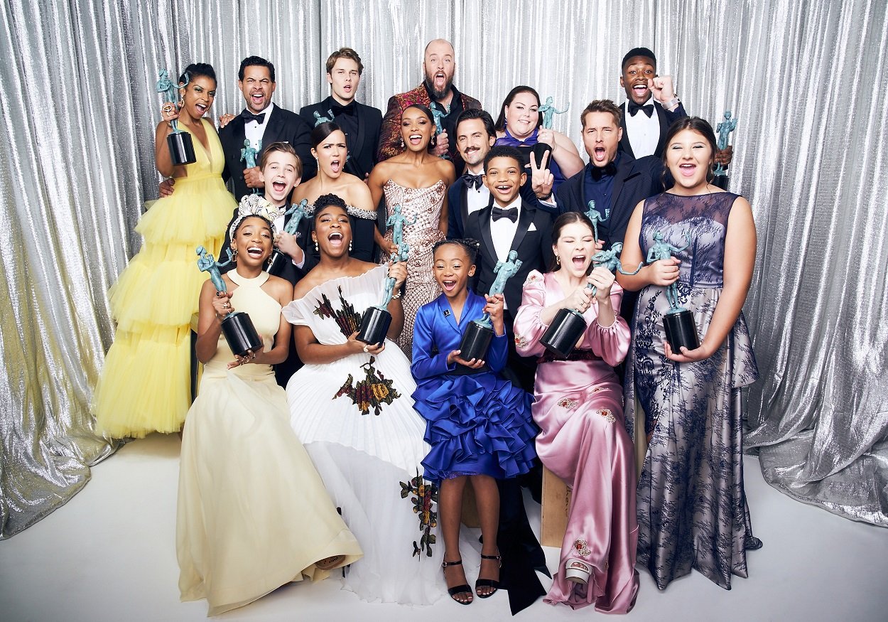 This Is Us Season 5 cast pose at the 25 SAG Awards