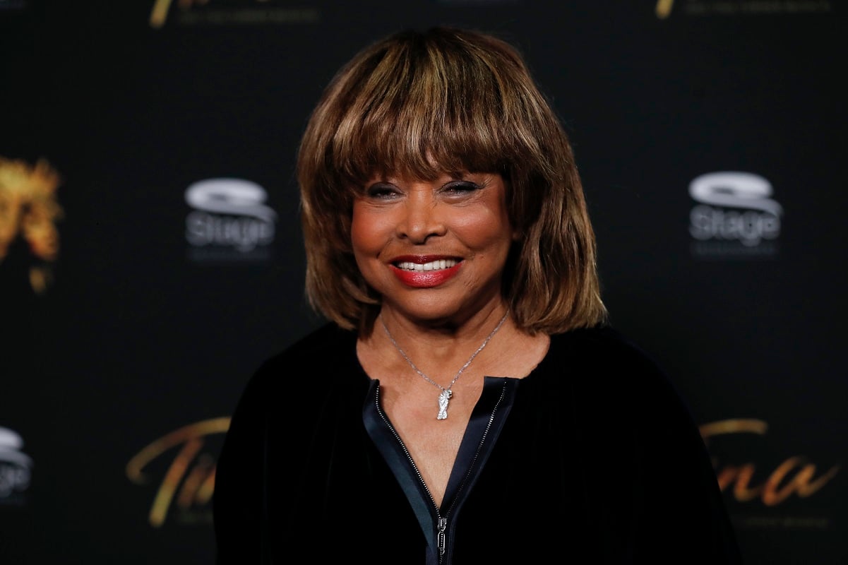 Tina Turner smiles during photo call for the musical 'Tina - Das Tina Turner Musical' in 2018