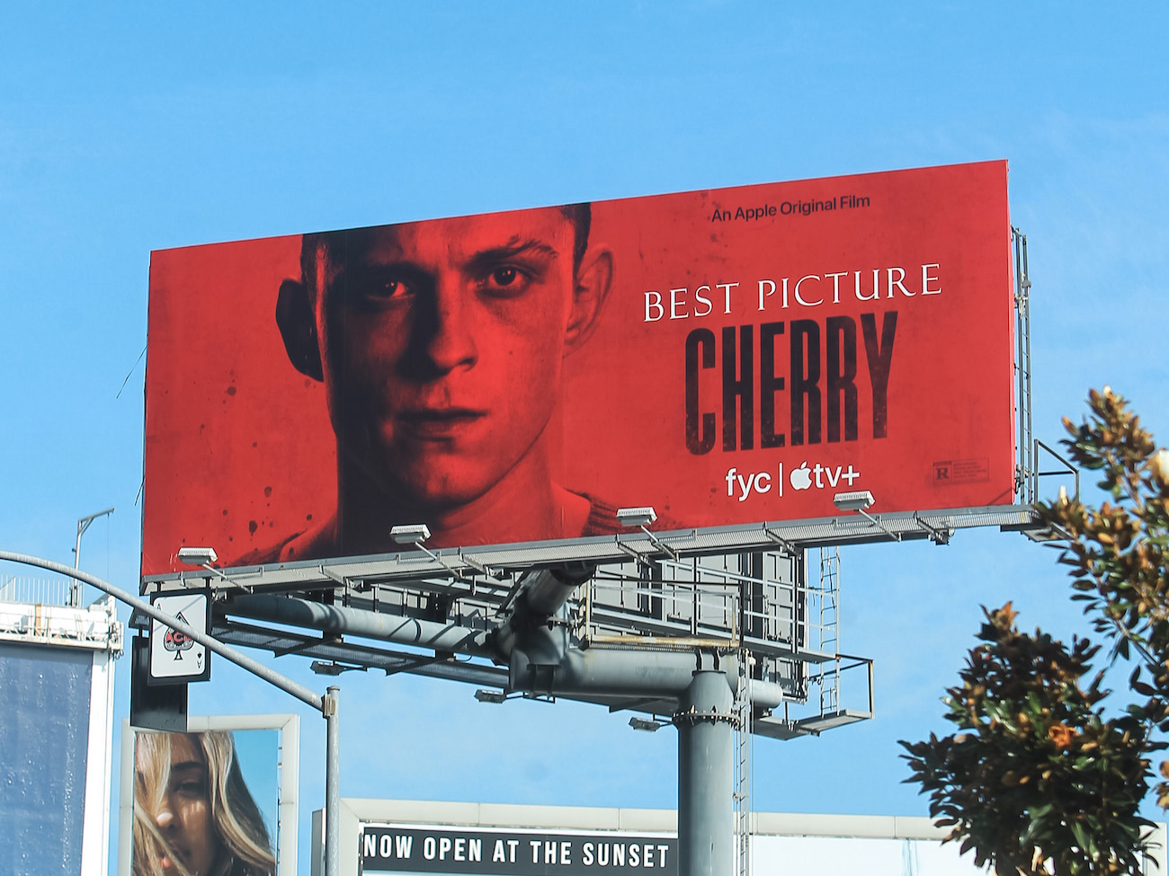 Tom Holland Cherry billboard