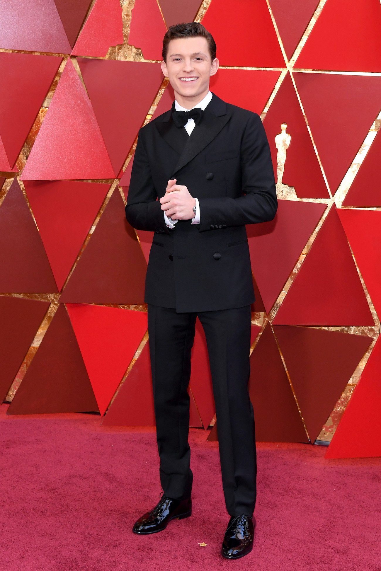 Cherry star Tom Holland at the 90th Academy Awards