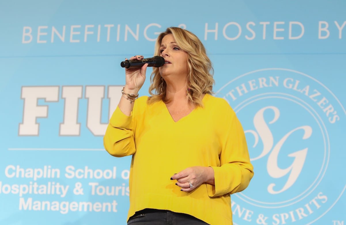 Trisha Yearwood performs at her Southern Kitchen Brunch in 2017