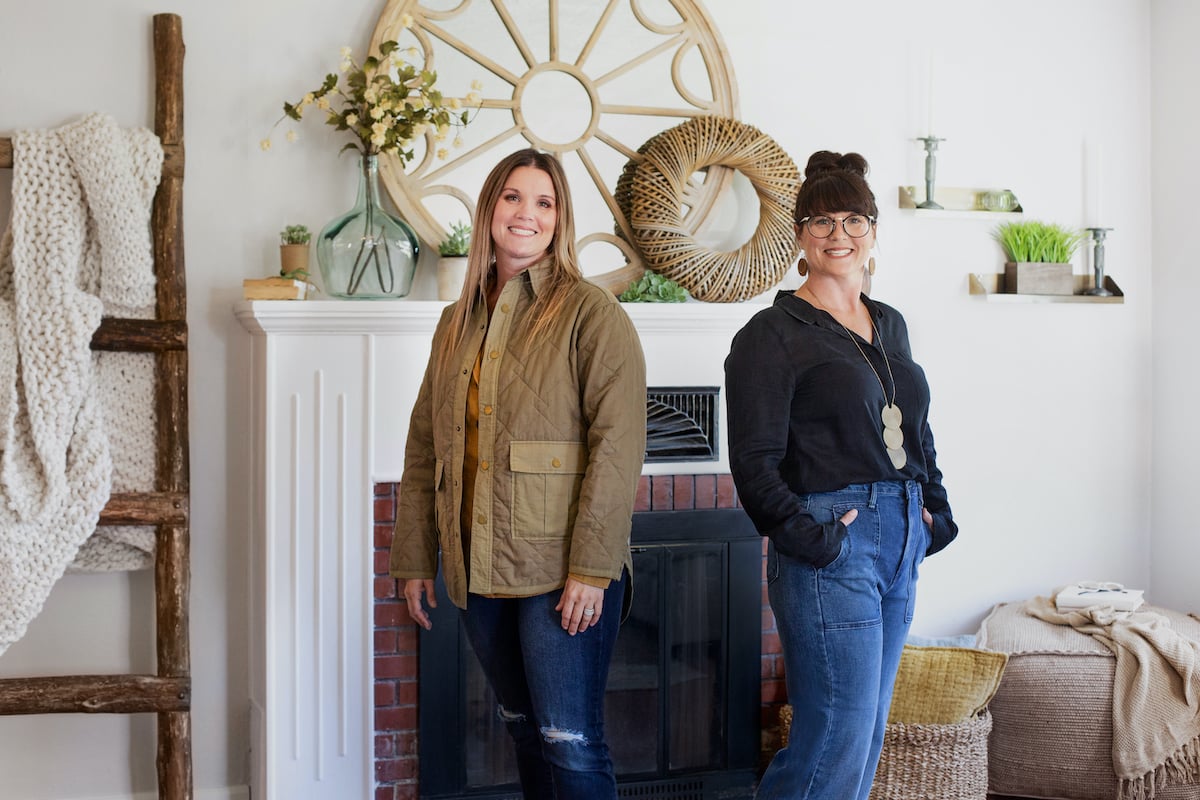 Leslie Davis and Lyndsay Lamb pose for a publicity shot for Unsellable Houses