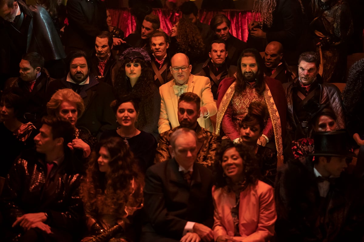 The vampires at the theater in the What We Do in the Shadows Season 2 finale