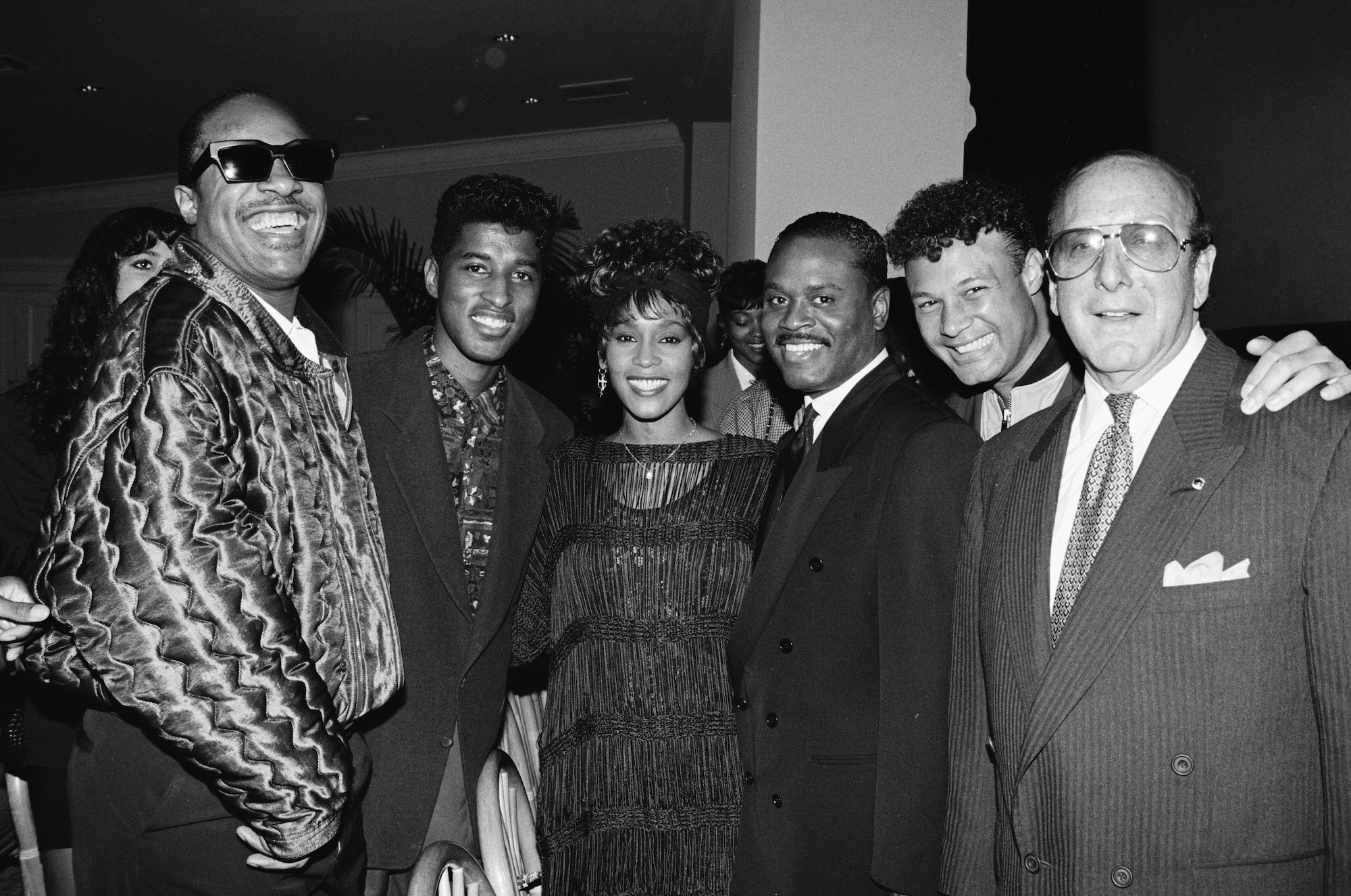 Stevie Wonder, Babyface, Whitney Houston, LA Reid, Clive Davis