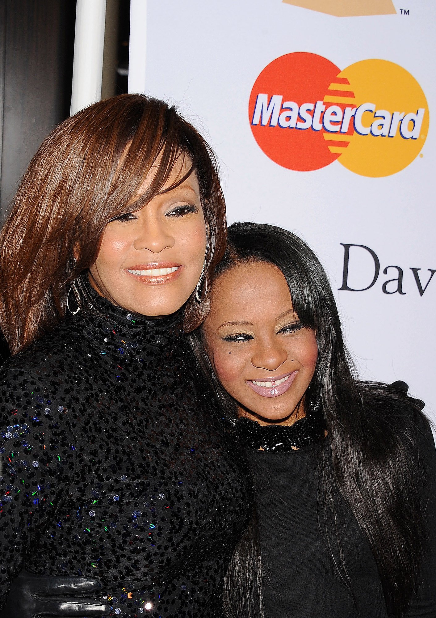 Whitney Houston and Bobbi Kristina Brown