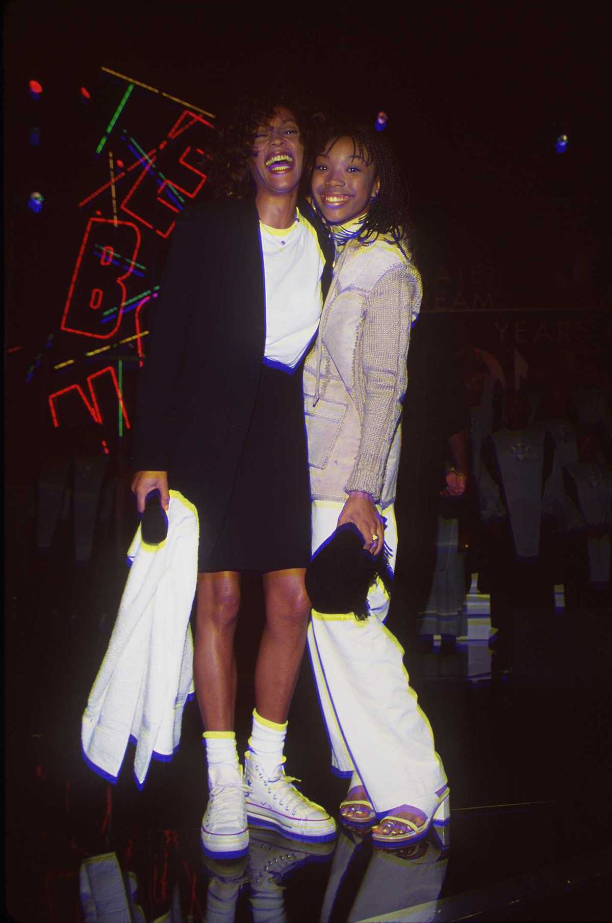 Whitney Houston and Brandy