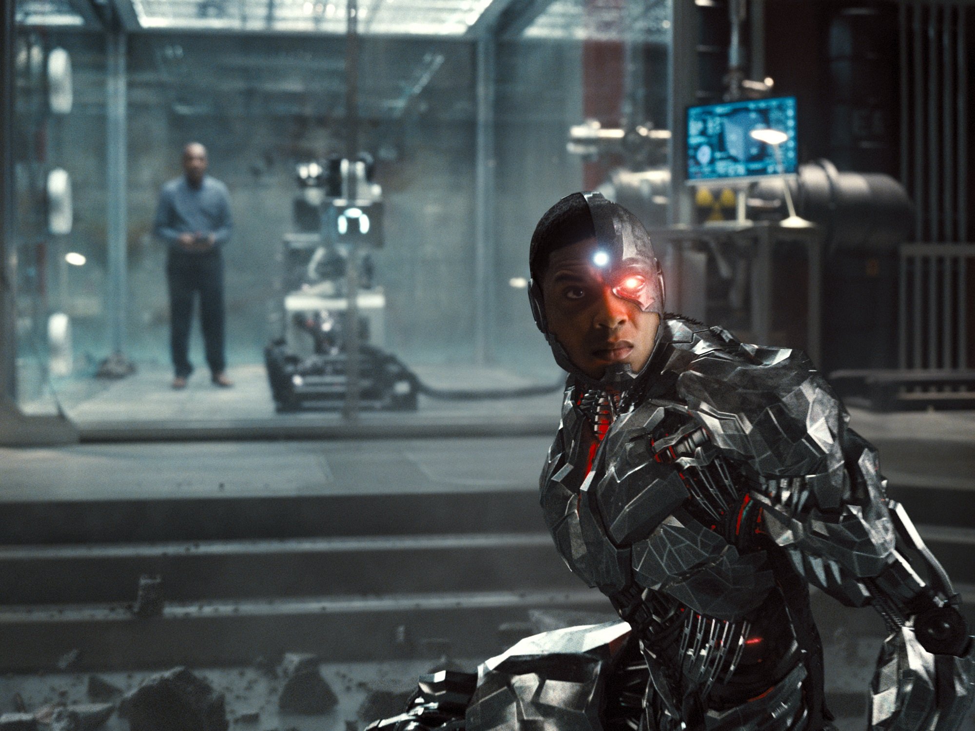 Zack Snyder's Justice League Cyborg in STAR Labs