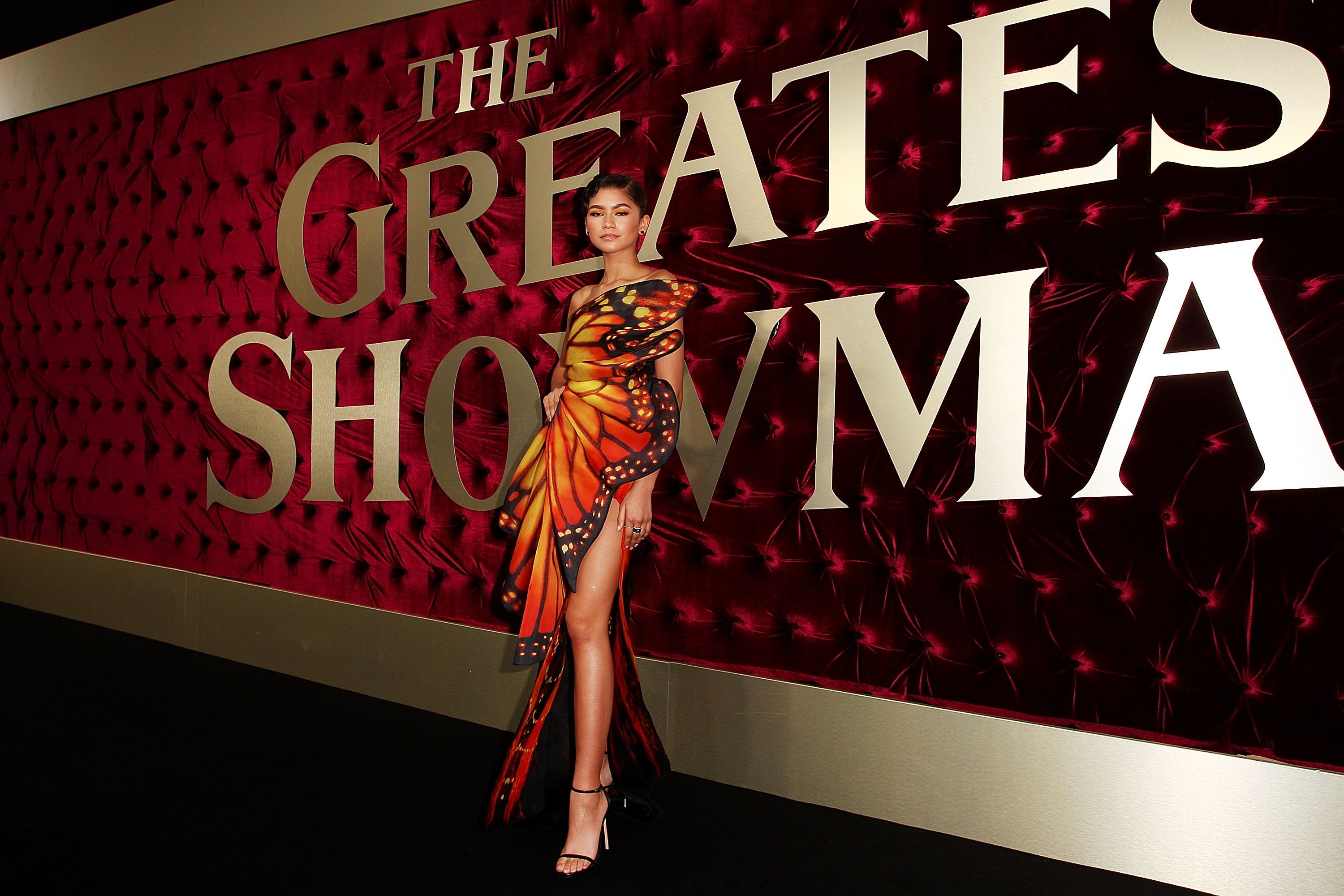 Zendaya attends the Australian premiere of 'The Greatest Showman'