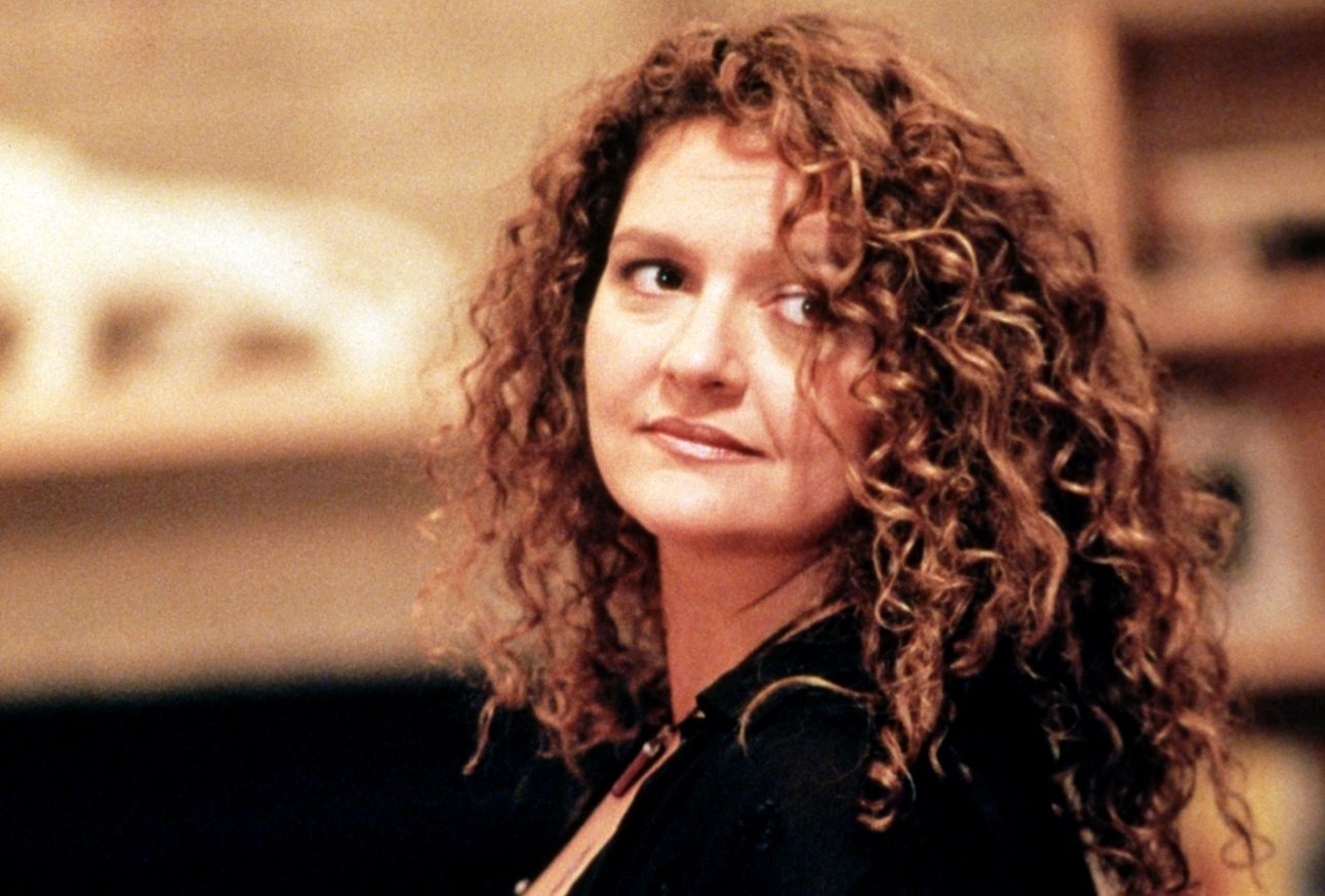 Aida Turturro as Janice Soprano looks over her left shoulder on 'The Sopranos'