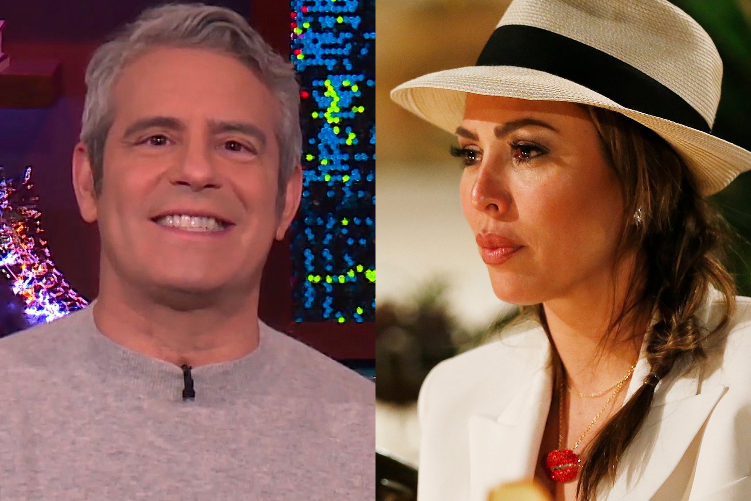 Andy Cohen and Kelly Dodd