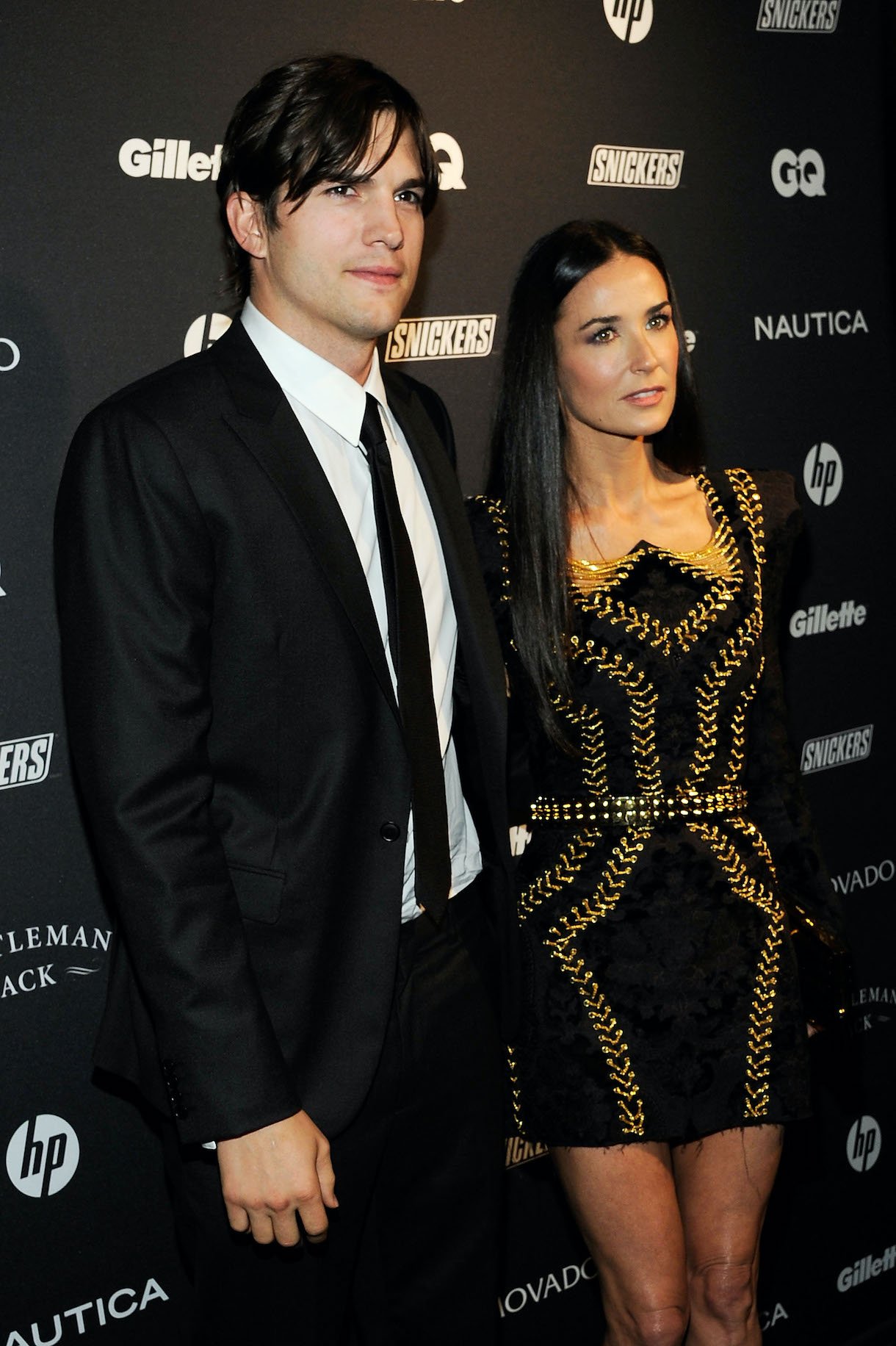 Ashton Kutcher and Demi Moore