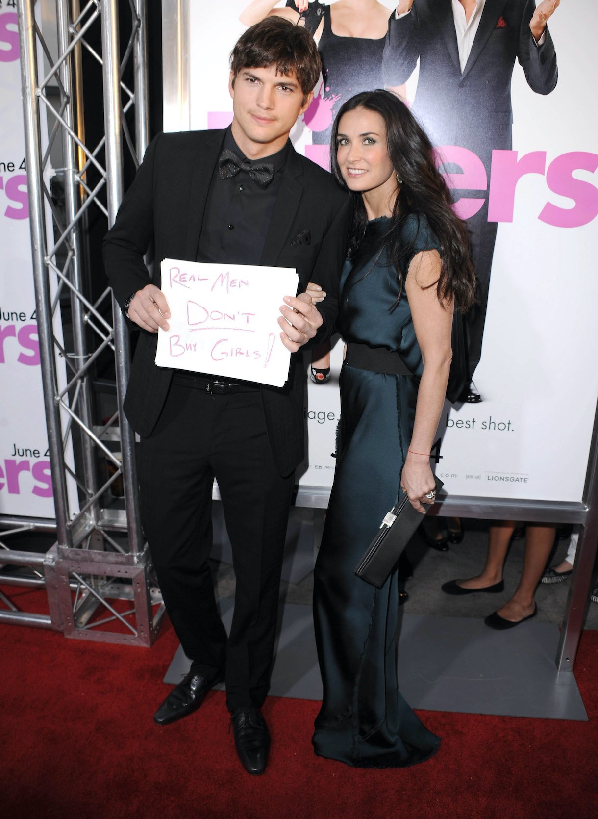 Ashton Kutcher and Demi Moore attends the 'Killers' Los Angeles Premiere at ArcLight Cinemas Cinerama Dome on June 1, 2010