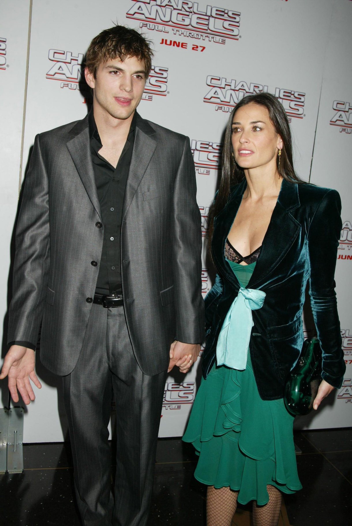 Ashton Kutcher and Demi Moore