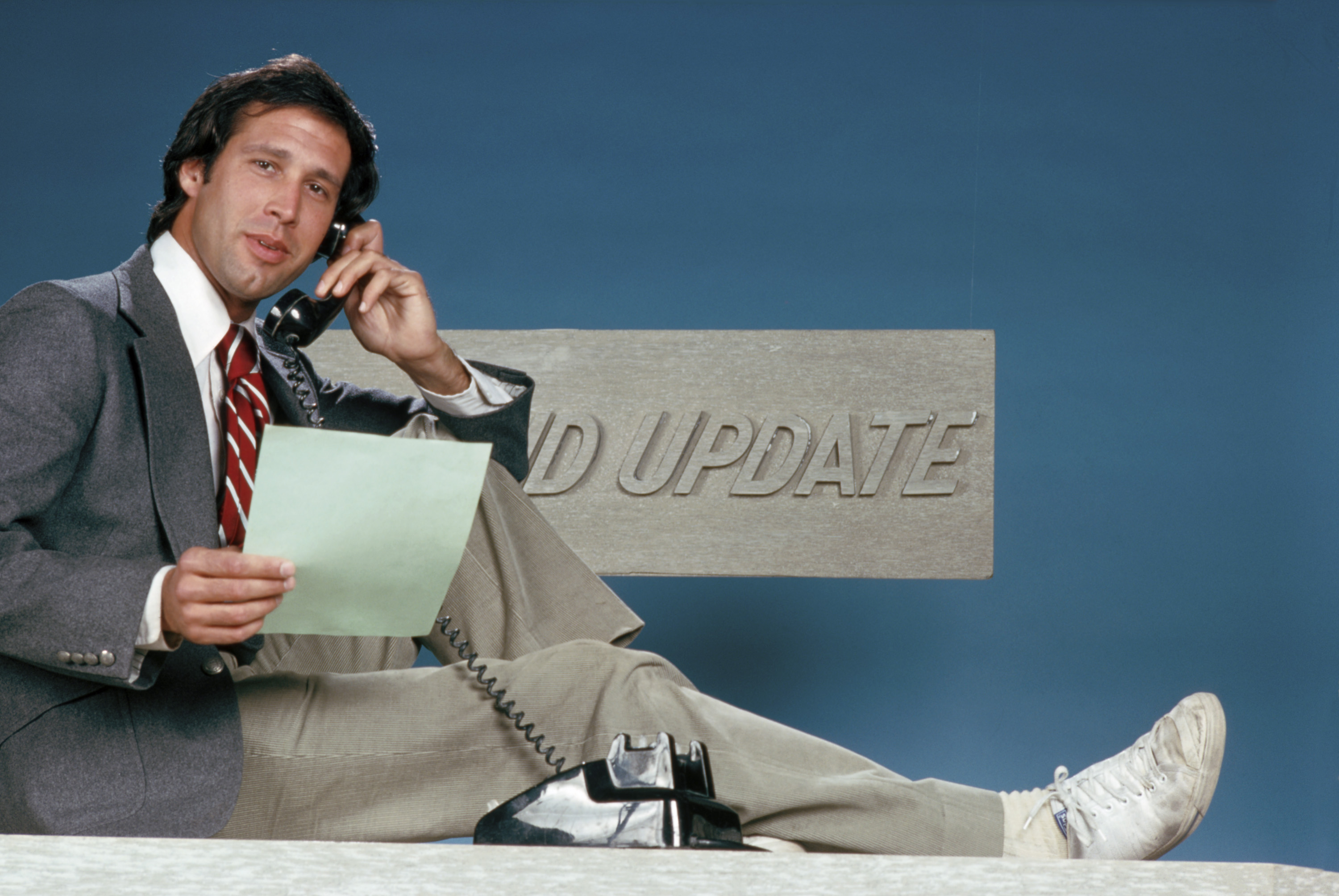 Chevy Chase during 'Weekend Update.'