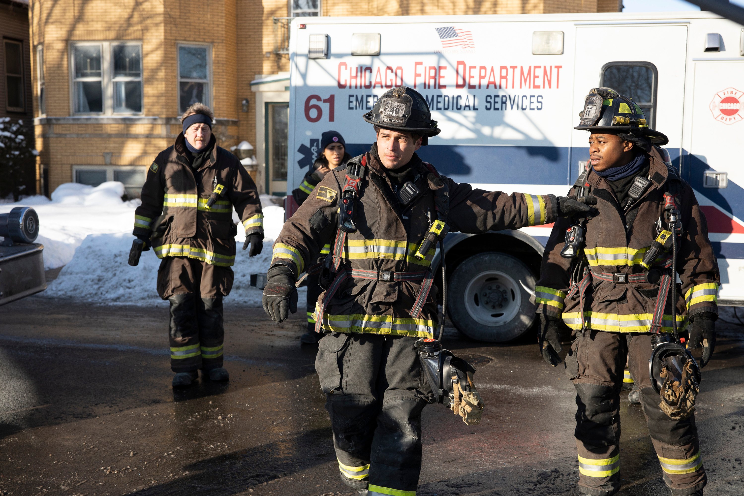 Christian Stolte as Randall Mouch McHolland, Jon-Michael Ecker as Lieutenant Greg Grainger, and Daniel Kyri as Ritter