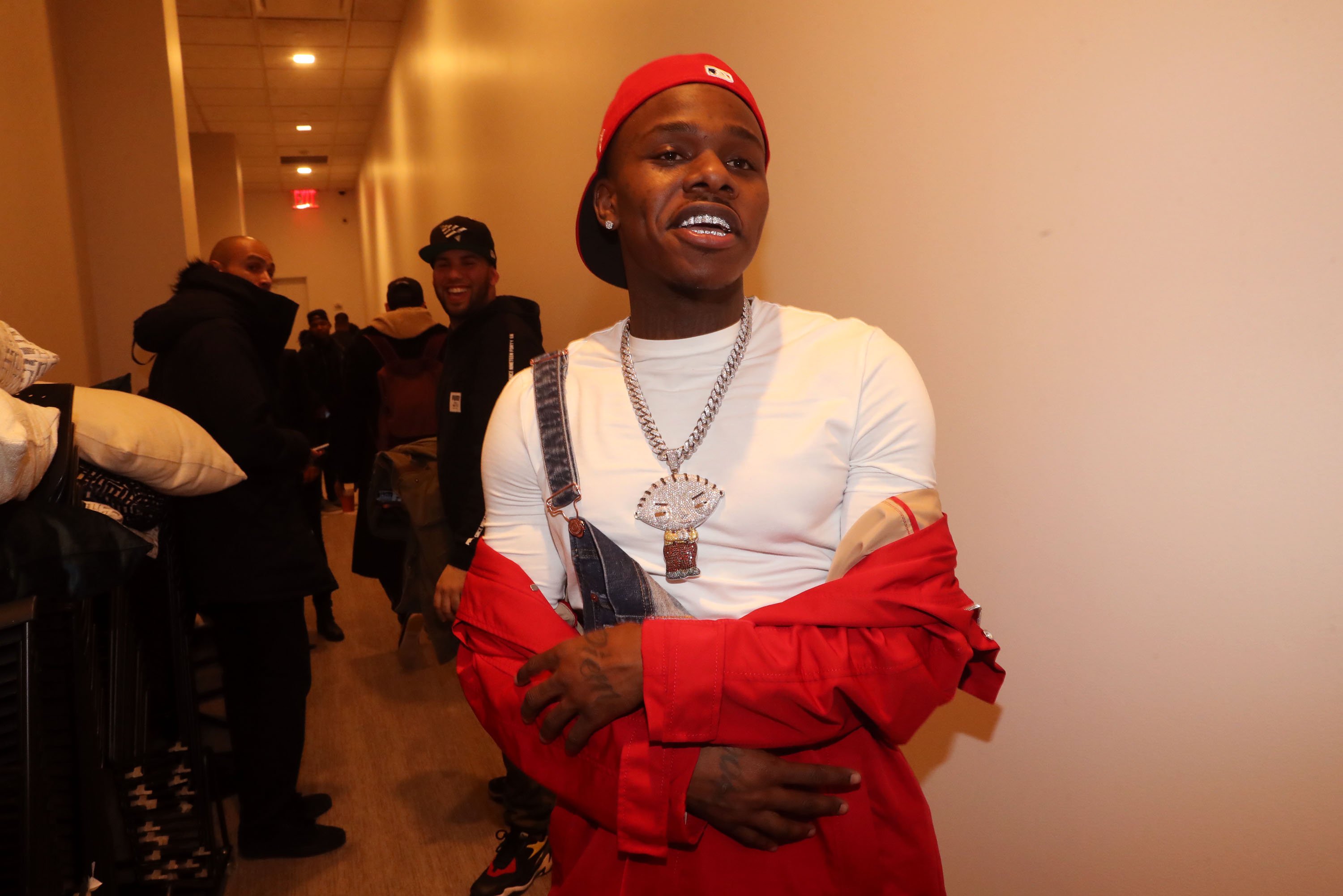 DaBaby backstage in New York in 2019