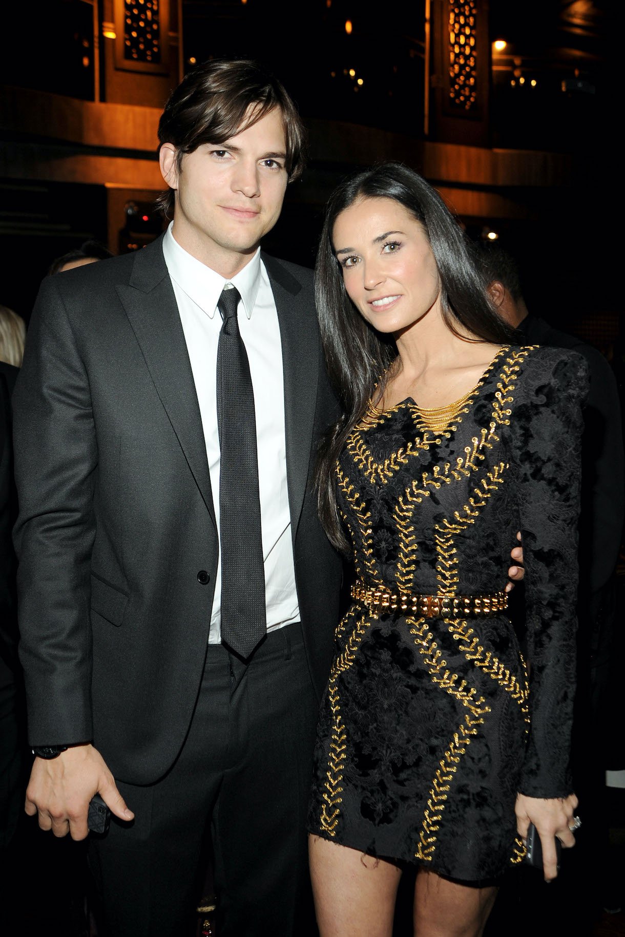 Ashton Kutcher, Demi Moore attend the GQ Gentlemen's Ball at Edison Ballroom on October 27, 2010