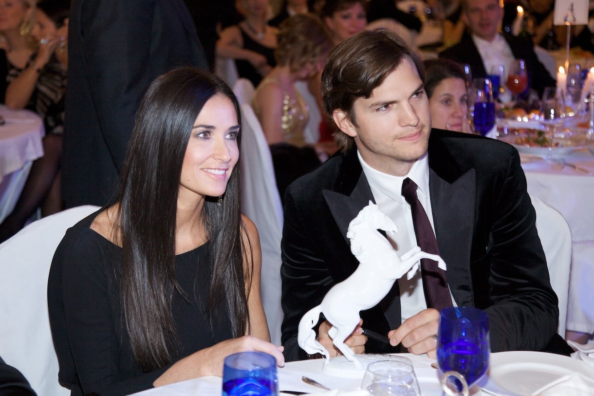 Demi Moore and Ashton Kutcher in 2010