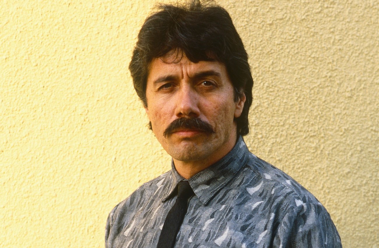 Edward James Olmos poses in 1988
