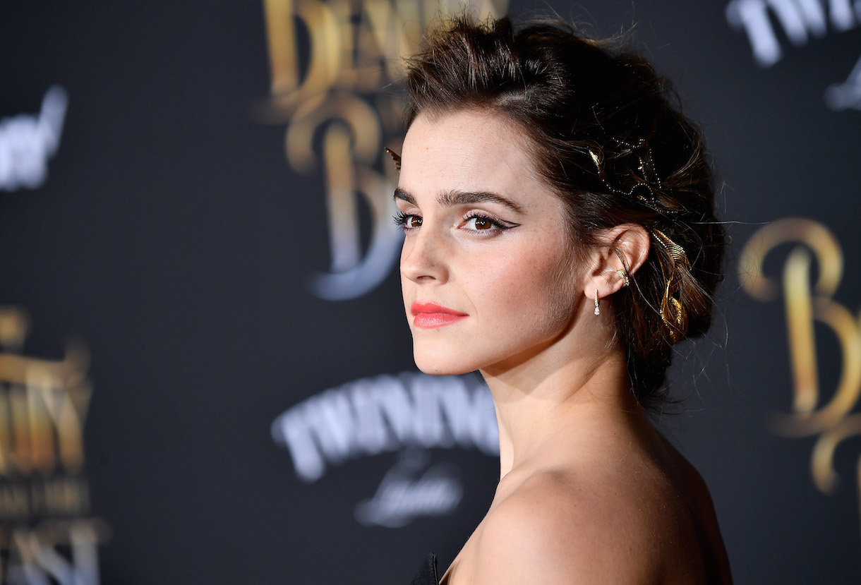 Emma Watson attends Disney's 'Beauty and the Beast' premiere in 2017