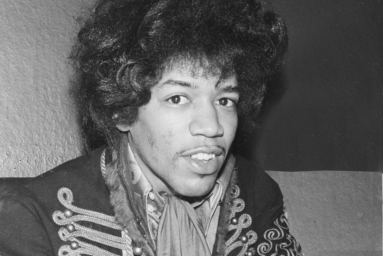 Jimi Hendrix smiles for the camera in 1967