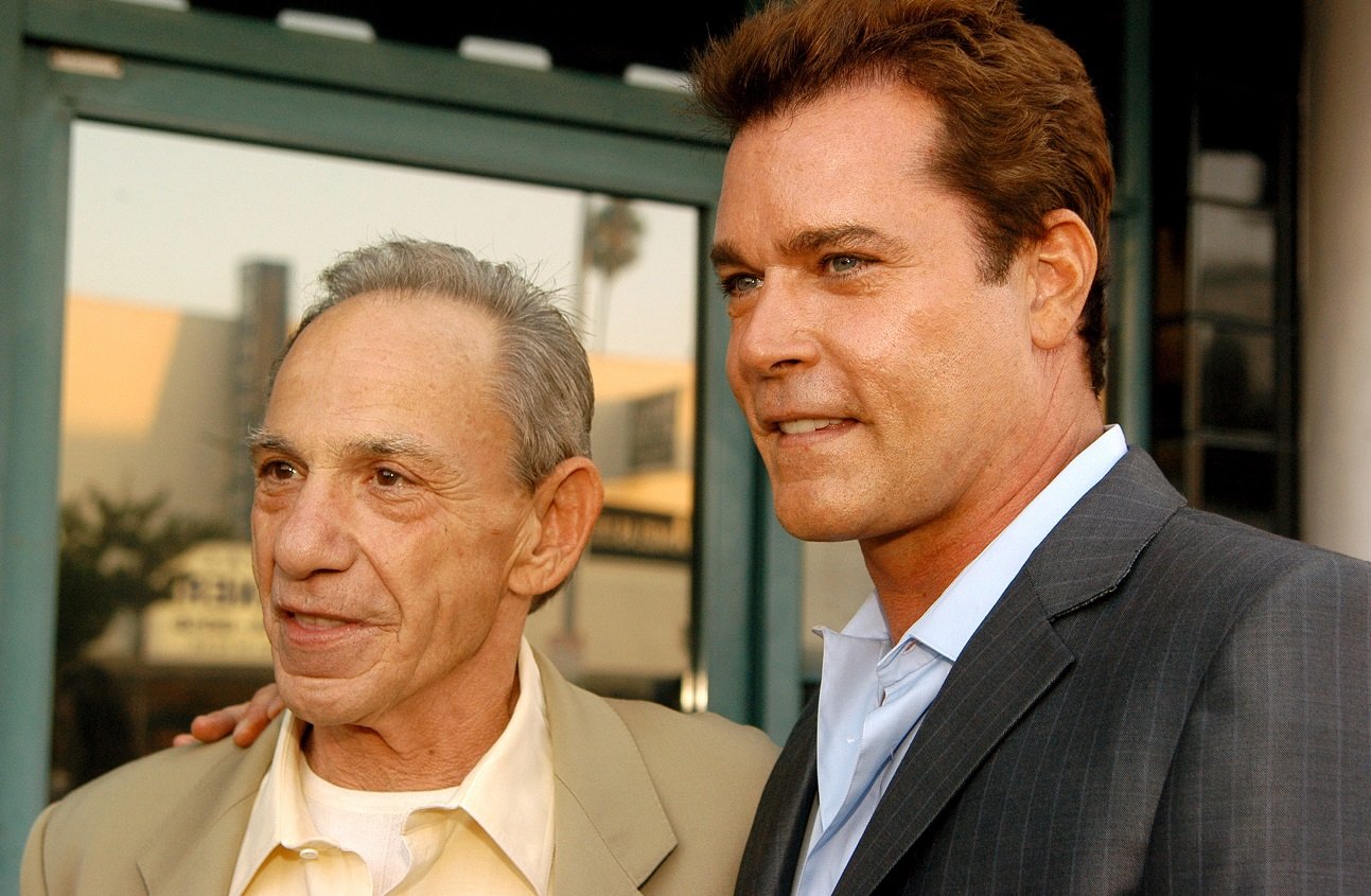 Henry Hill and Ray Liotta smile for the camera in the early 2000s