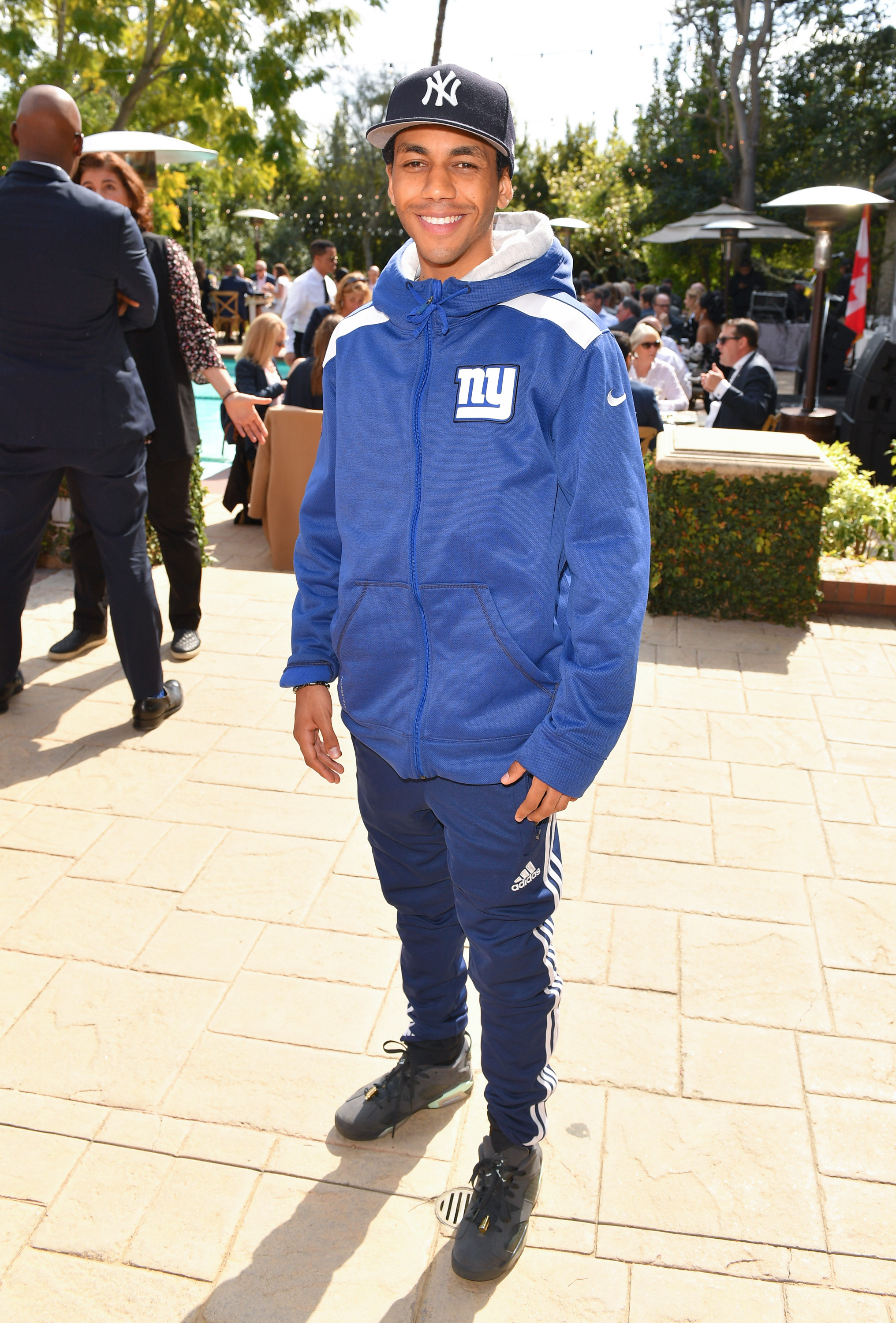 Jahmil French outside at an event