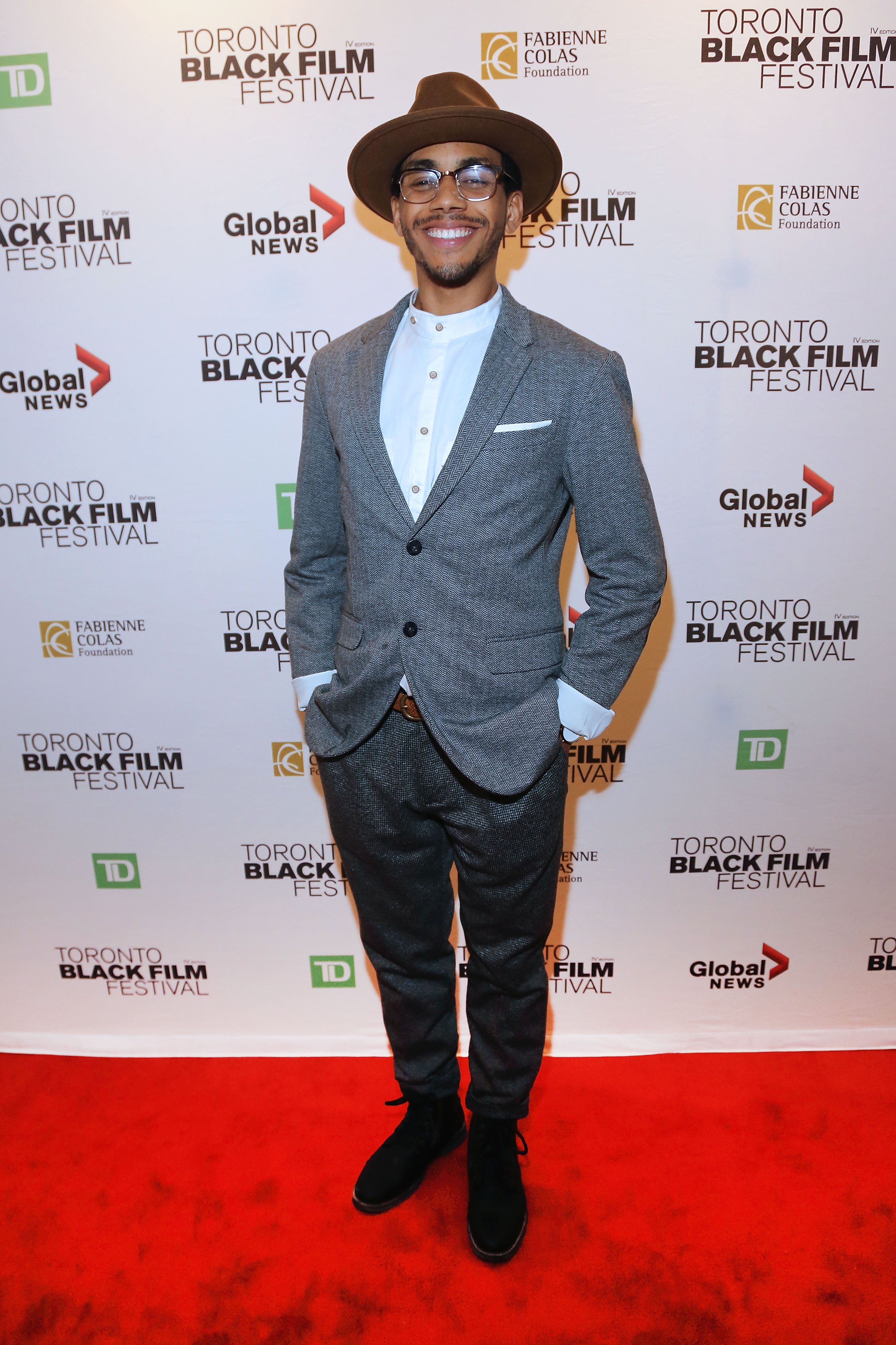 Former 'Degrassi' and 'Soundtrack' star Jahmil French on the red carpet in 2018