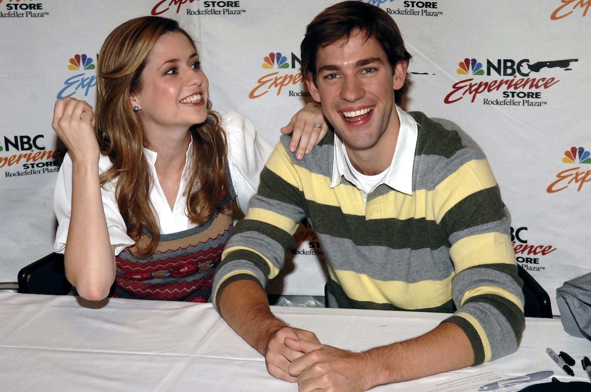 John Krasinski and Jenna Fischer