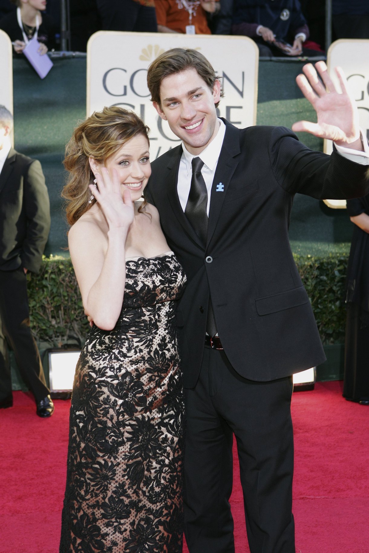 Jenna Fischer and John Krasinski