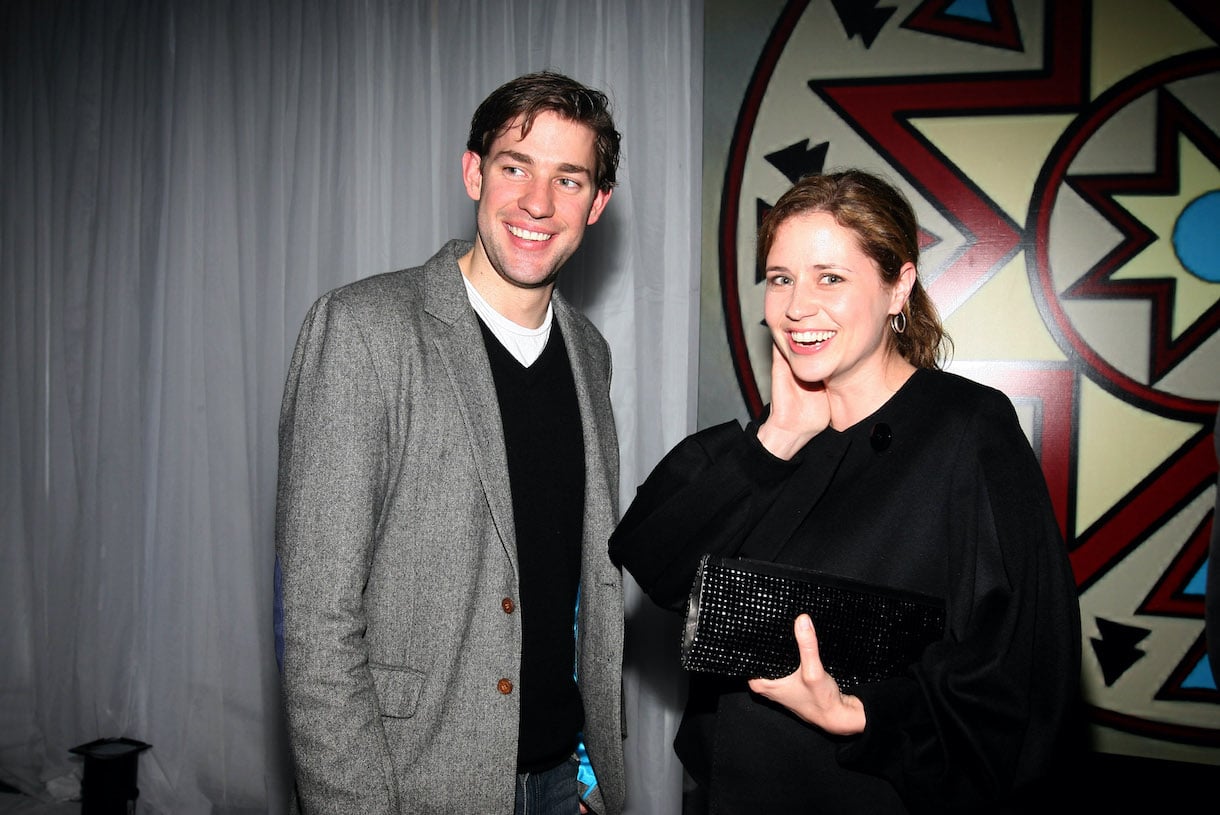 John Krasinski and Jenna Fischer