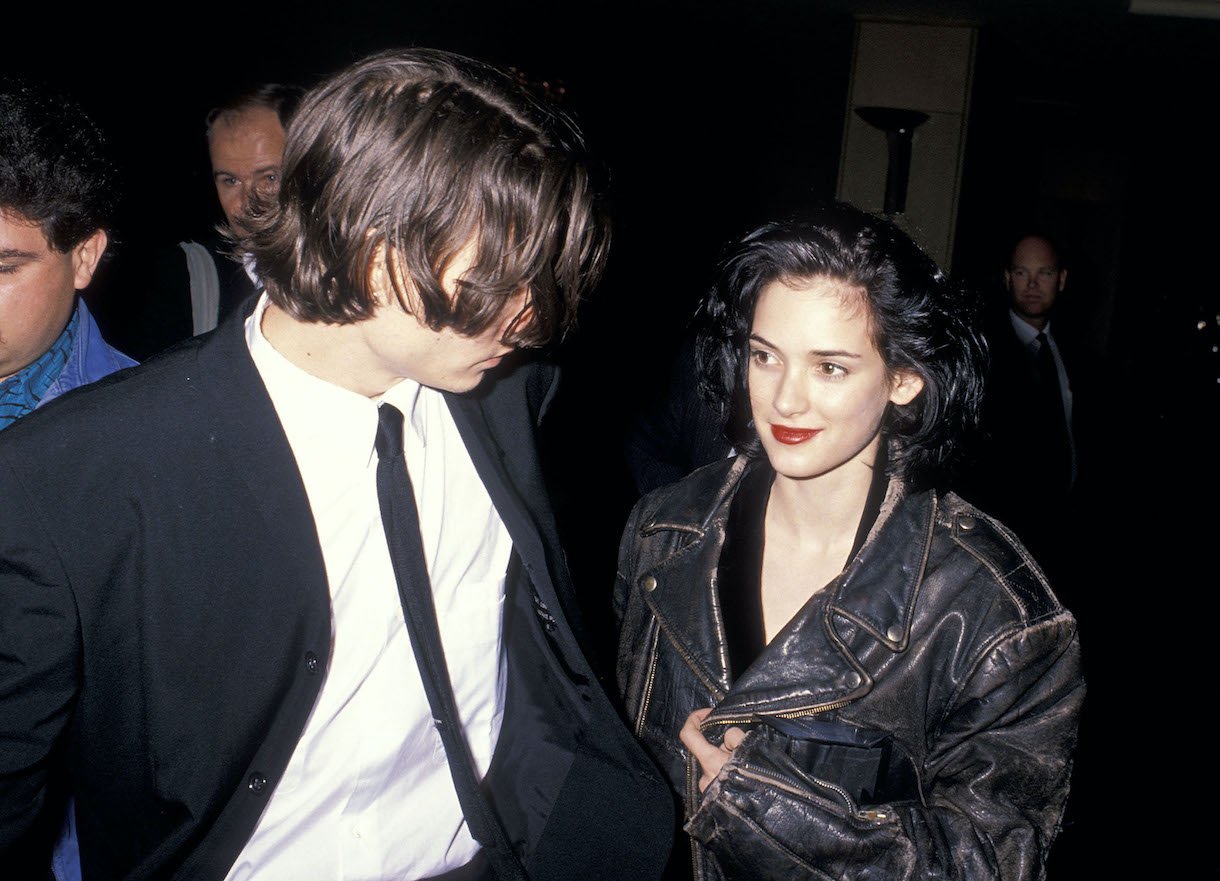 Johnny Depp and actress Winona Ryder