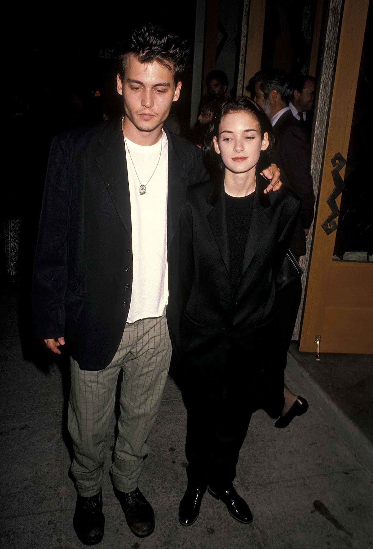 Actor Johnny Depp and actress Winona Ryder in the 90s