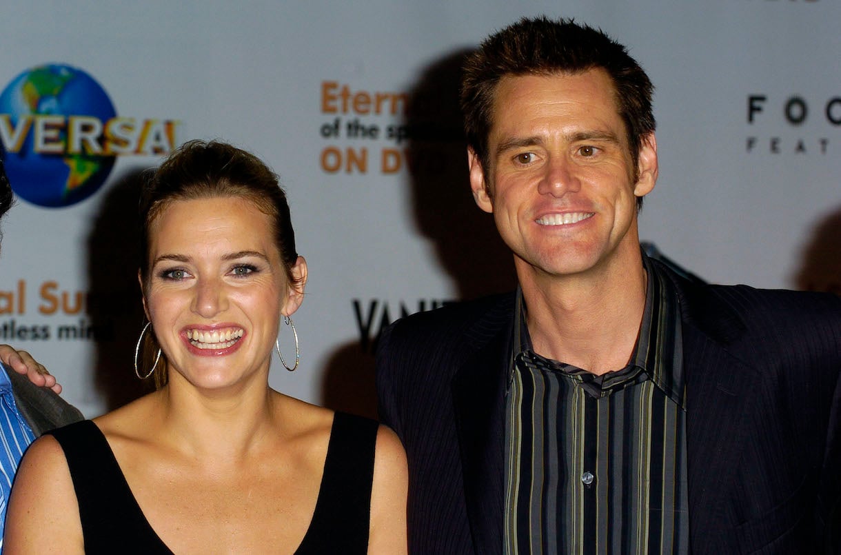 Kate Winslet and Jim Carrey