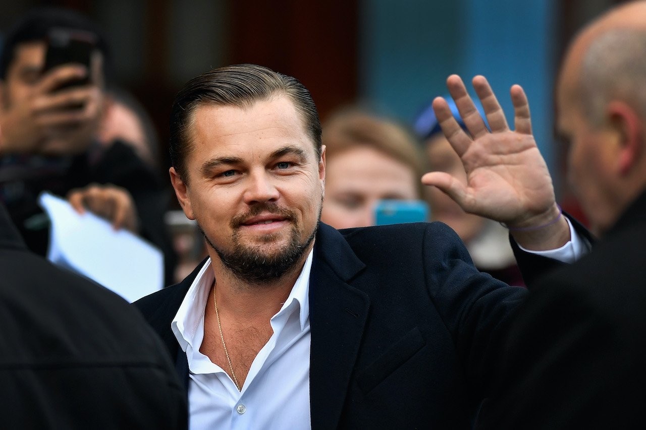 Leonardo DiCaprio arrives at Home restaurant during a visit to Edinburgh, Scotland