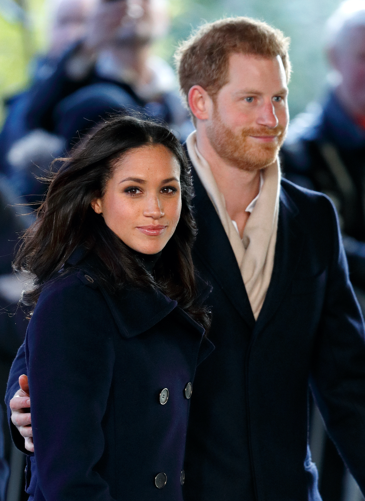 Meghan Markle and Prince Harry in Nottingham, England