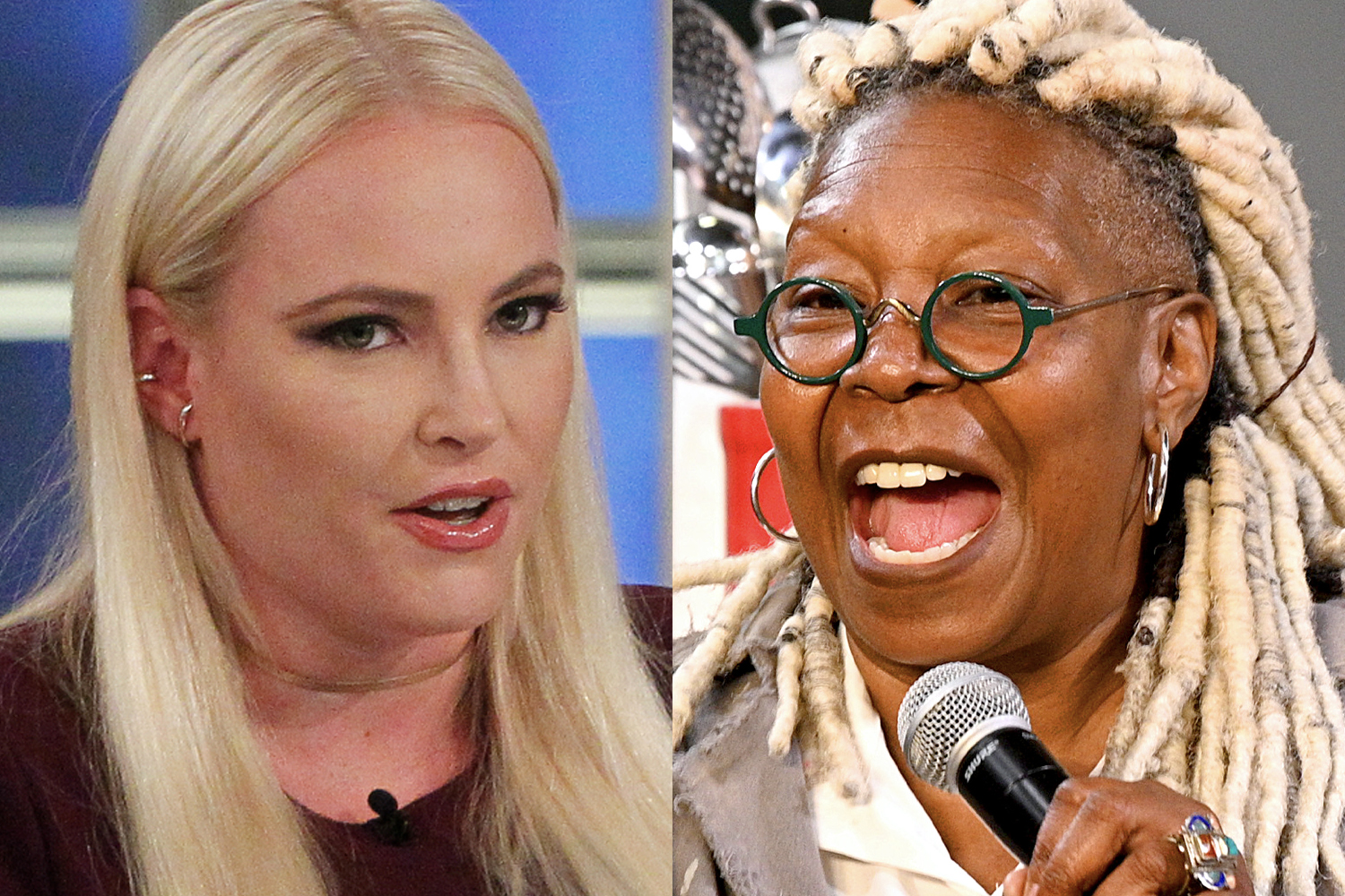 Meghan McCain and Whoopi Goldberg