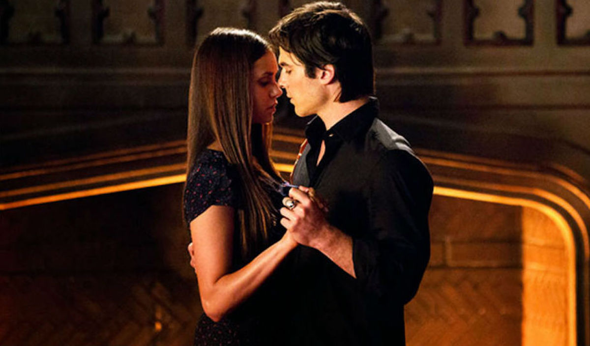 Nina Dobrev and Ian Somerhalder dance in the Salvatore House in 'The Vampire Diaries' | The CW