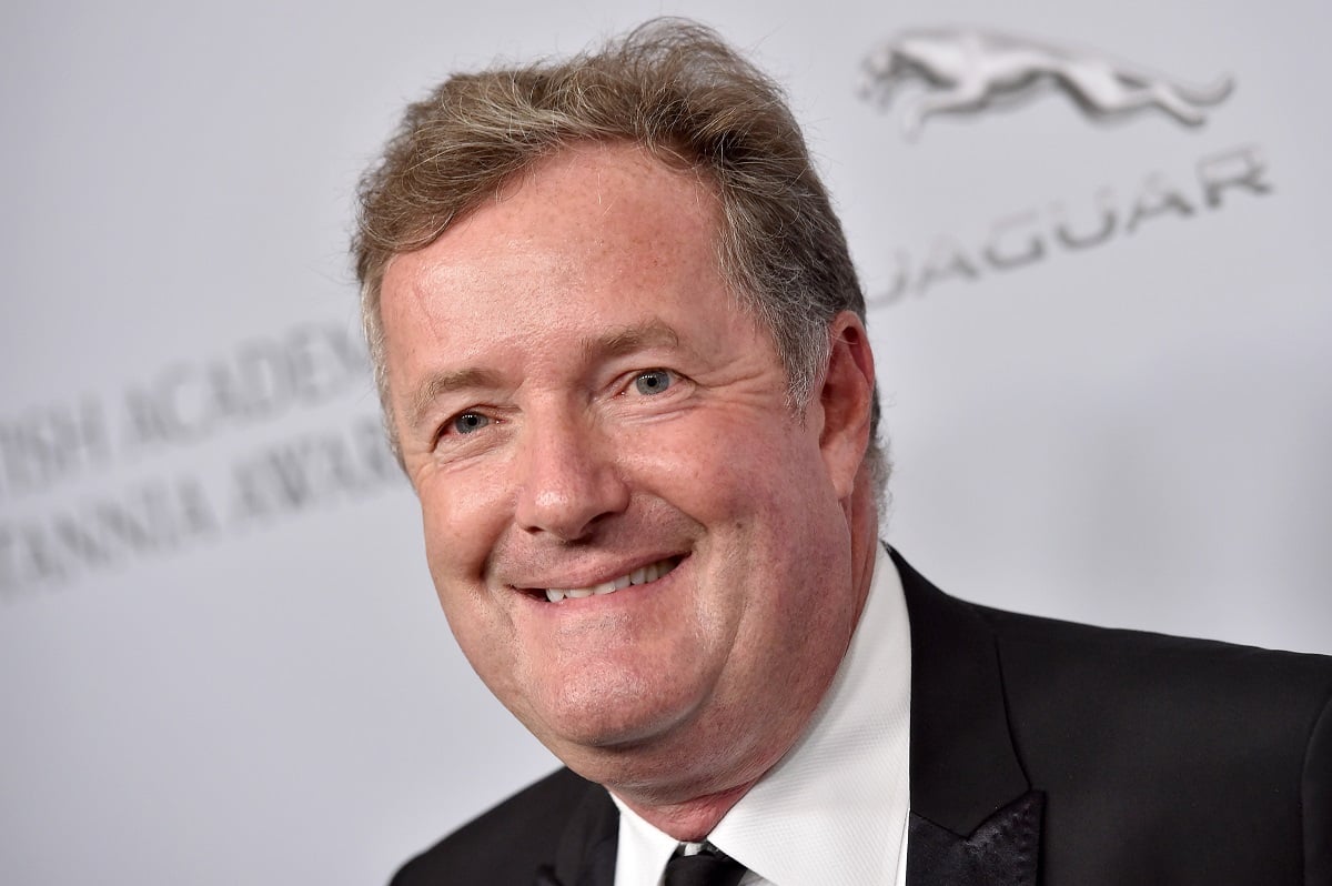 Piers Morgan smiling at the camera