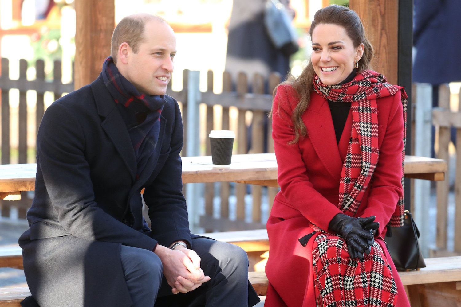 Prince William and Kate Middleton visit Cardiff Castle on December 8, 2020