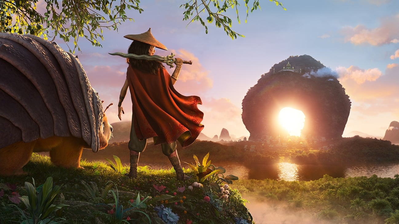 Promotional art for Disney's 'Raya and the Last Dragon.'