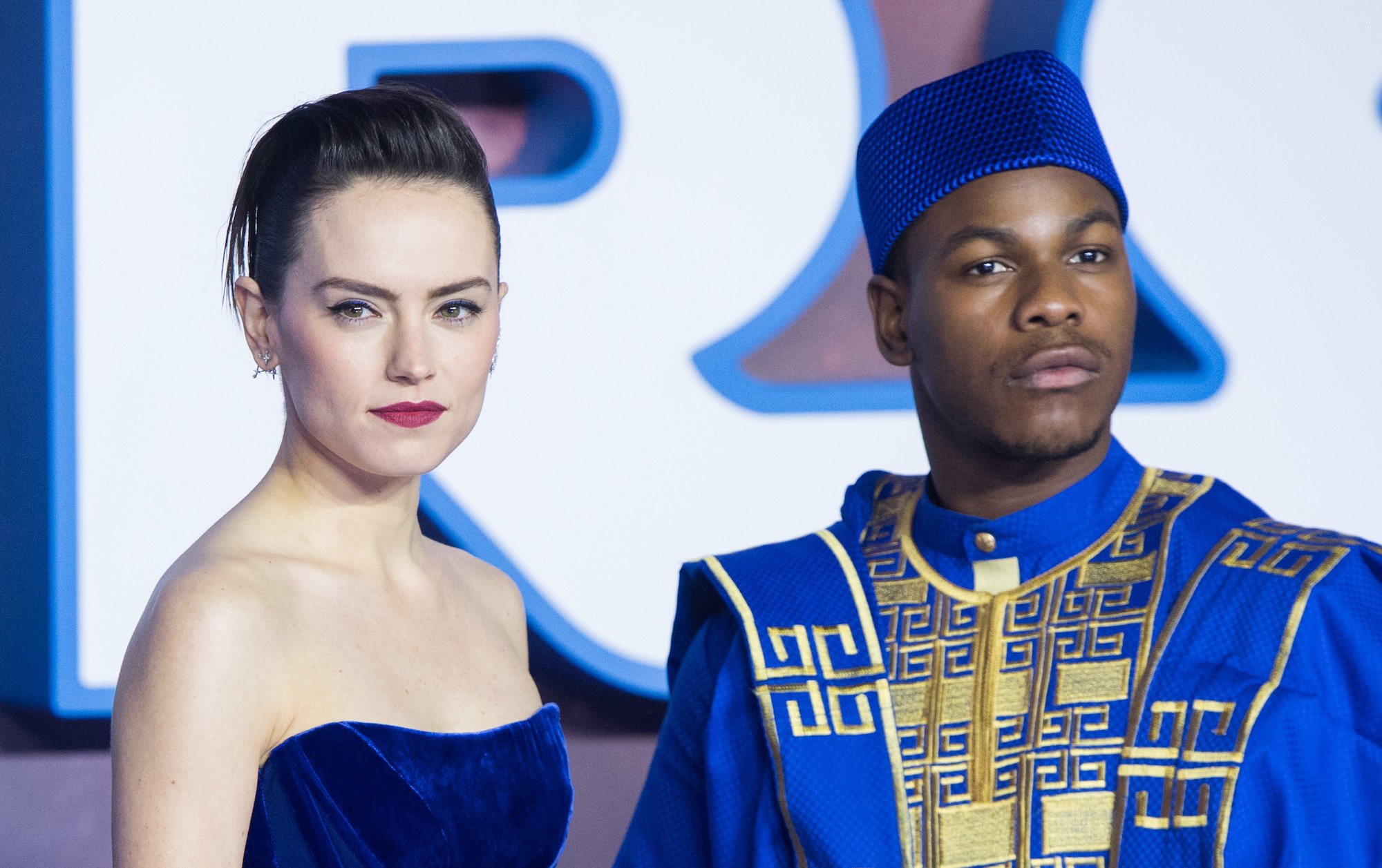 John Boyega and Daisy Ridley