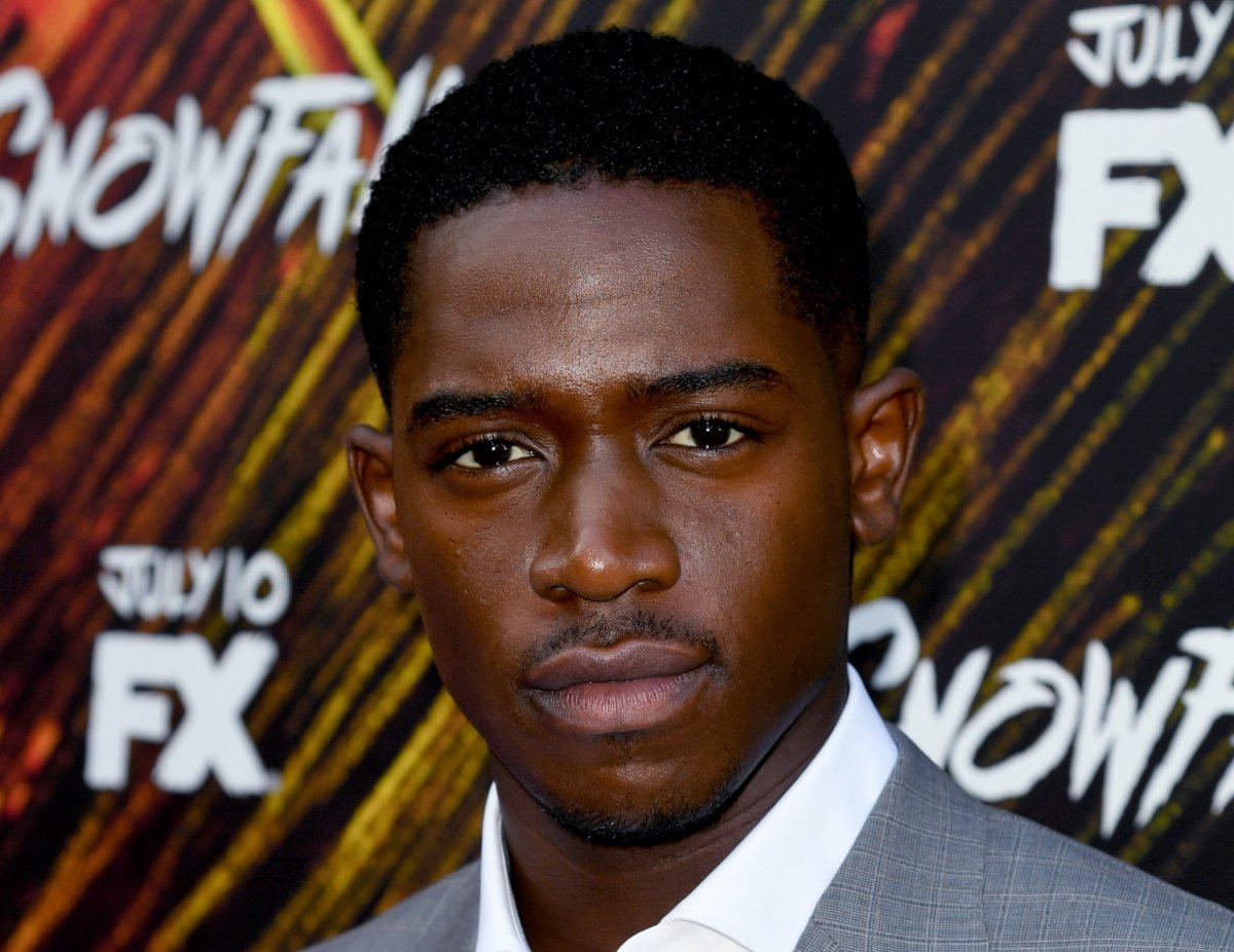 Damson Idris of 'Snowfall' posing for a photo at an event