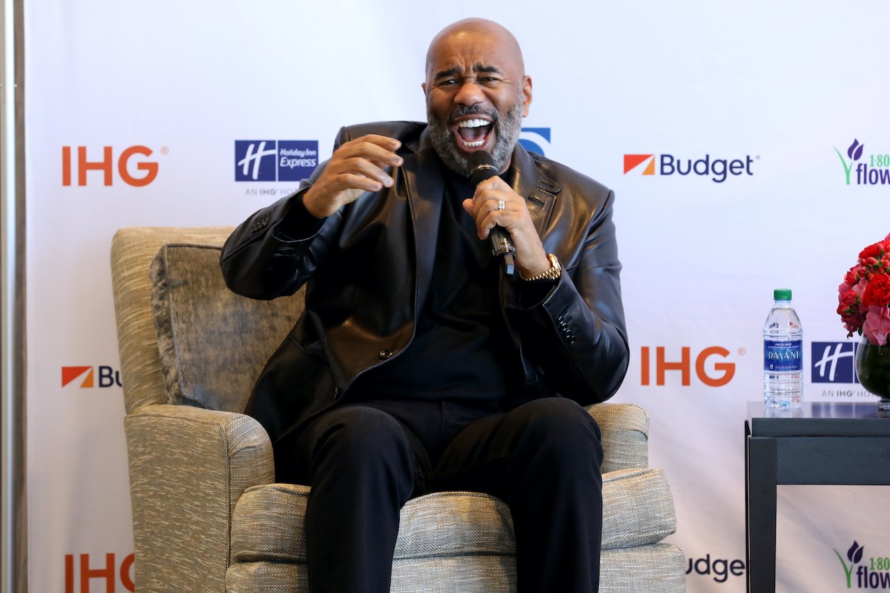 Steve Harvey at an event