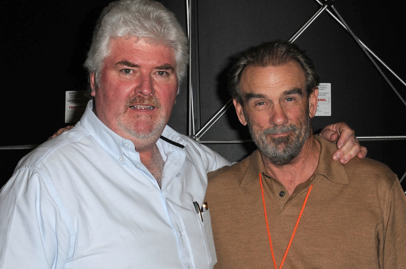 Michael Talbott and John Diehl pose together in 2012