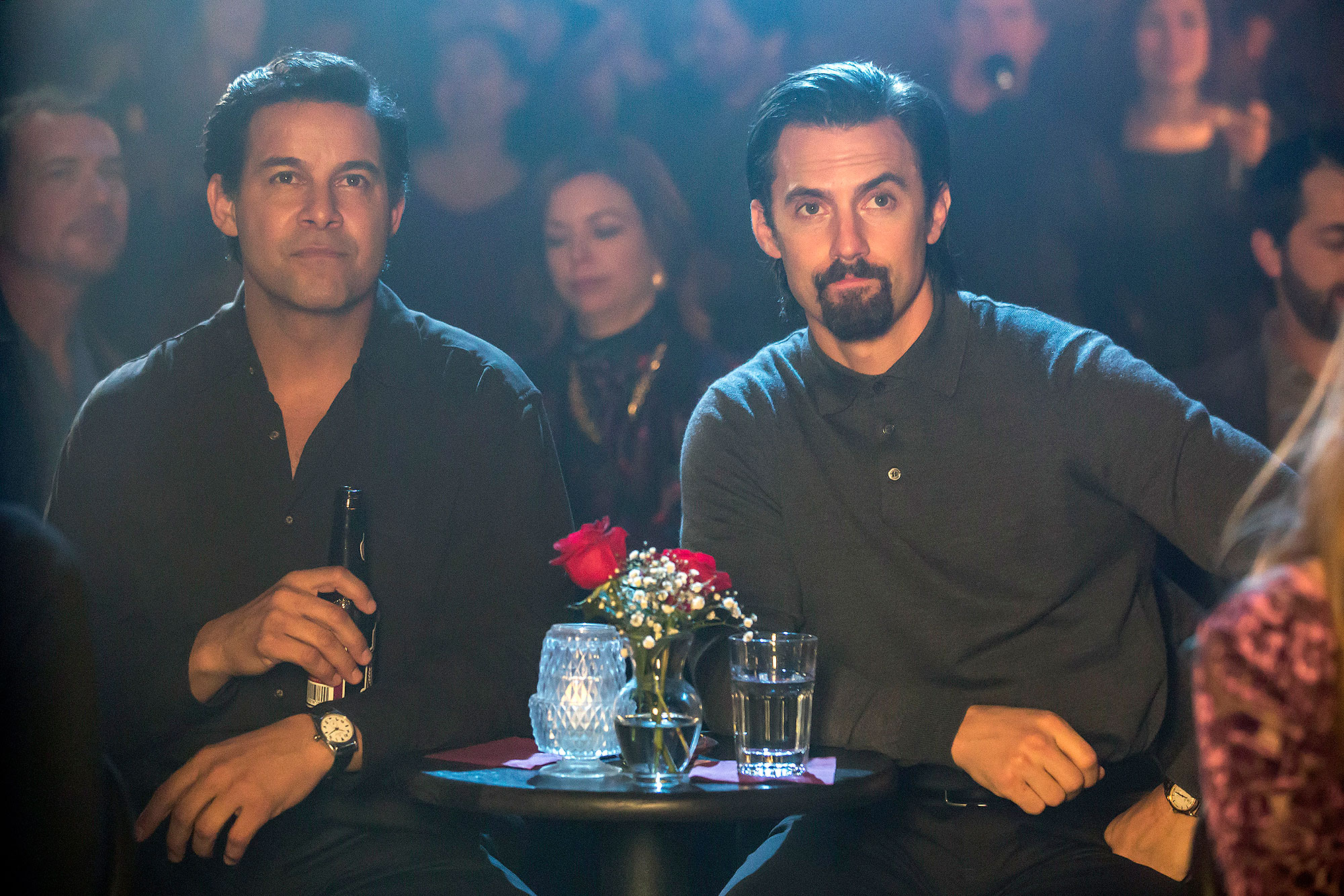 Jon Huertas as Miguel, Milo Ventimiglia as Jack on 'This Is Us'